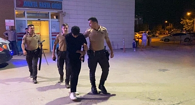 Belindeki kemerden 60 santimlik döner bıçağı çıktı