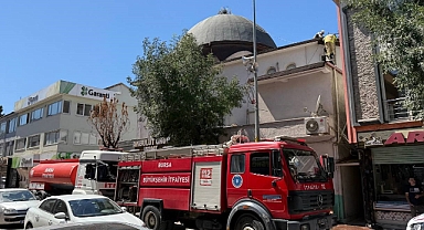 Bursa İznik’te Camide Korkutan Yangın