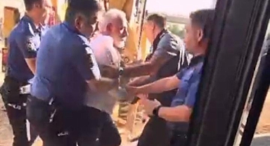Bursa Osmangazi’de kafeterya yıkımı sırasında arbede: 1 polis yaralı
