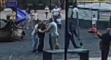 Bursa Yıldırım'da parkta çocuk darp olayı