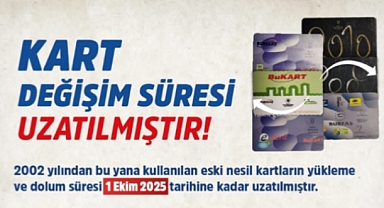 BURULAŞ'tan Yeni Uyarı Geldi! Kart Değişim Süresi Uzatıldı