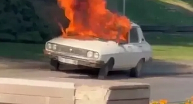 TBMM Önünde Beyaz Toros Yakıldı