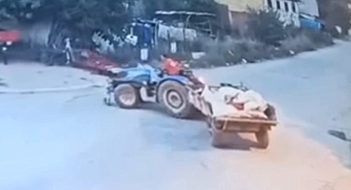 Bursa'da Traktörün Altında Kalan Çocuğun Görüntüleri Ortaya Çıktı