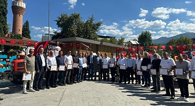 Kestel'de Yangına Karşı Su Tankeriyle Önlem