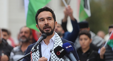 Bursa'da Filistin'e destek yürüyüşü