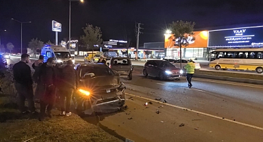 Bursa’da zincirleme kaza: 3 yaralı