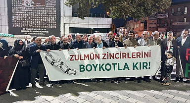 Bursa Şehreküstü Meydanı'ndan Dünyaya Seslendiler: Gazze Yalnız Değil