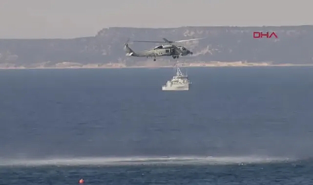 Nusret-2025 Mayın Harekatı Davet Tatbikatı Çanakkale Açıklarında Gerçekleştirildi