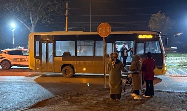 Otobüsün çarptığı adam ağır yaralandı