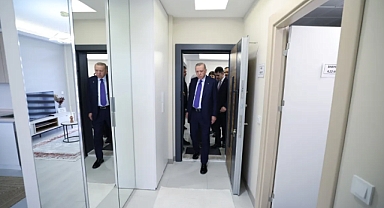 Yüzyılın Konut Projesi'ni Tanıtan Cumhurbaşkanı Erdoğan Örnek Daireyi İnceledi