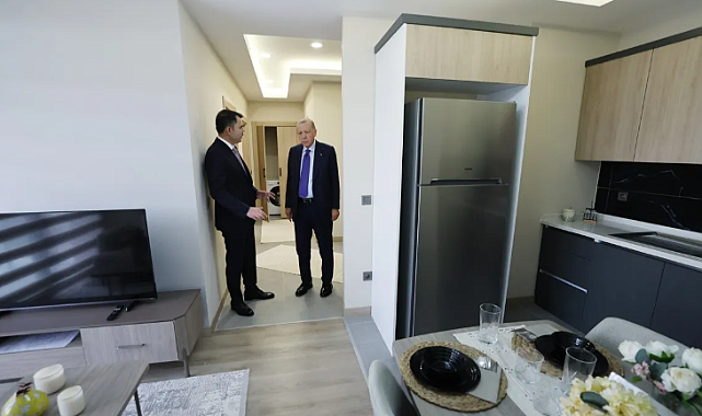 Yüzyılın Konut Projesi'ni Tanıtan Cumhurbaşkanı Erdoğan Örnek Daireyi İnceledi