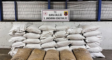 Bursa'da Kaçak Sigara ve Tütün Operasyonu