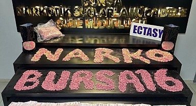 Bursa'da lastiği patlayan otomobil şarampole yuvarlandı