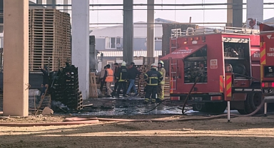 Bursa’da Palet Fabrikası Alevlere Teslim Oldu