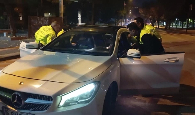 Bursa'da polis uygulamasından kaçan alkollü sürücü yakalandı