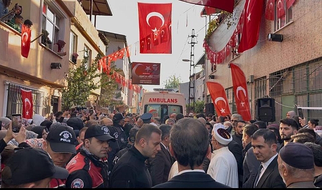 Bursa'da Şehit Hava Uçak Bakım Astsubay Ramazan Yağız Son Yolculuğuna Uğurlandı