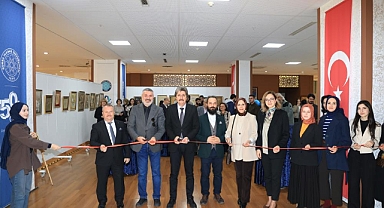 Bursa Uludağ Üniversitesi'nde Geleneksel Türk Sanatları Sergisi Açıldı