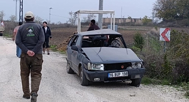 Bursa Yenişehir-İnegöl Yolunda Feci Kaza: 1 Ölü, 2 Yaralı