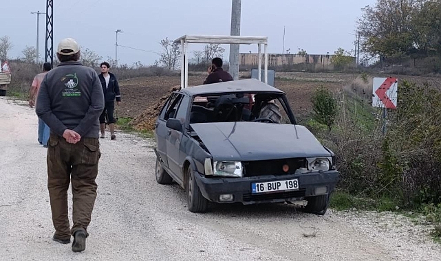 Bursa Yenişehir-İnegöl Yolunda Feci Kaza: 1 Ölü, 2 Yaralı