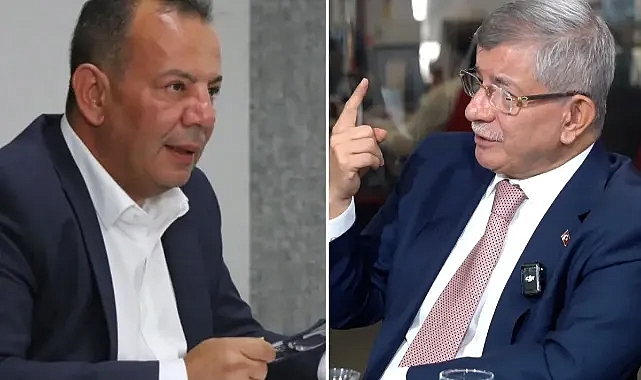 Davutoğlu'ndan Tanju Özcan'a