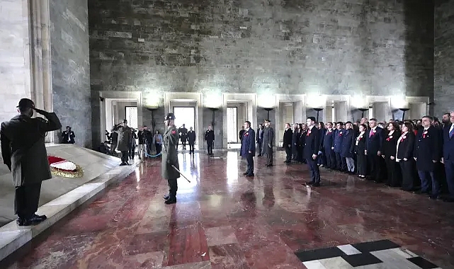 Milli Eğitim Bakanı Yusuf Tekin 24 Kasım Öğretmenler Günü'nde Anıtkabir'i Ziyaret Etti