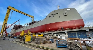 NB83 Projesi Kapsamında İnşa Edilen M/T AMONITH Denize İniyor