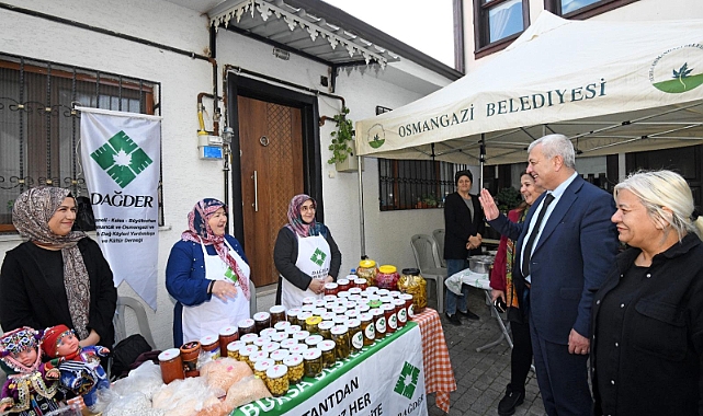Osmangazi'de Kadın Girişimciler Sokağı Yeniden Kapılarını Açtı