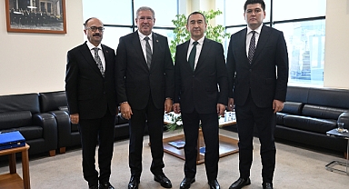 Özbekistan Büyükelçisi İlkhom Khaydarov BTSO’da