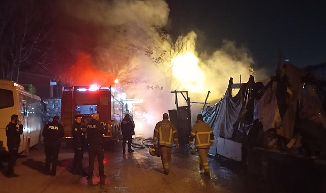 Bursa'da Barakada Yangın: Yabancı Uyruklu Şahıs Yaralandı
