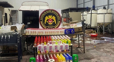 Bursa'da Sahte Temizlik Ürünü Operasyonu