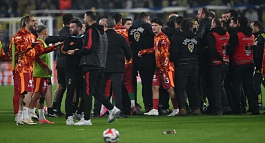 Fenerbahçe - Galatasaray derbisi öncesi kavga