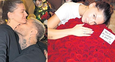 Galatasaraylı Mauro Icardi China Suarez ile yıl dönümü kutlaması yaptı