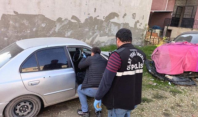 İnegöl'de Emanet Otomobil Kurşunlandı