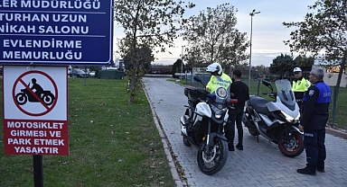 Karacabey Atatürk Kültür Parkı'nda Motosiklet Denetimleri Başladı