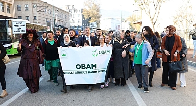 Osmangazi'de 3 Aralık Dünya Engelliler Günü farkındalık yürüyüşü düzenlendi