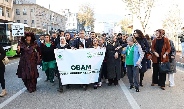 Osmangazi'de 3 Aralık Dünya Engelliler Günü farkındalık yürüyüşü düzenlendi