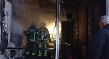 Bursa’da Gece Yarısı Çay Ocağında Yangın Paniği