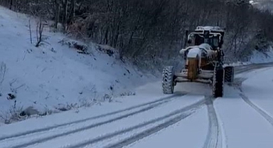 Bursa'da Karla Mücadelede Zamanla Yarış