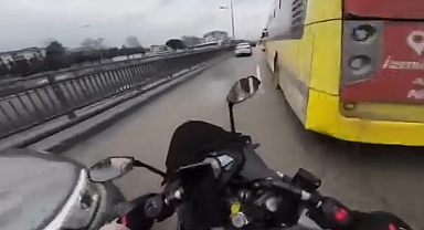 Bursa’da Motosikletli Sürücü Ölümden Döndü