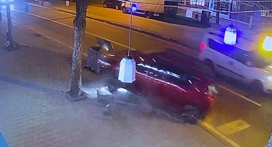 Bursa İnegöl'de Fren Yerine Gaza Bastı