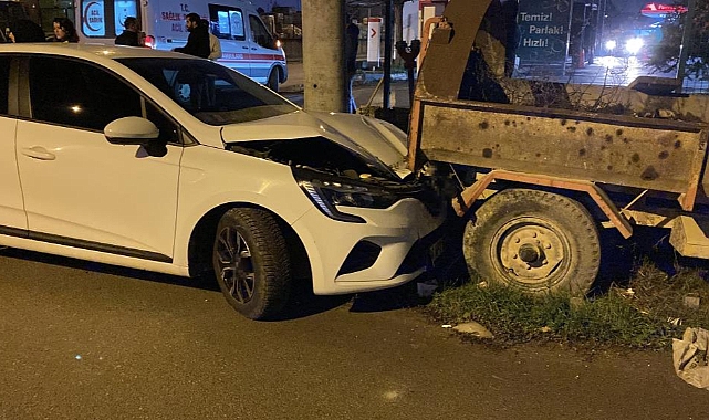 Bursa İnegöl’de Trafik Kazası: Savrulan Araç Kamyonete Çarptı, 2 Yaralı