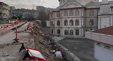 Bursa Nilüfer’de Çöken İstinat Duvarı Nedeniyle Yol 2 Aydır Kapalı