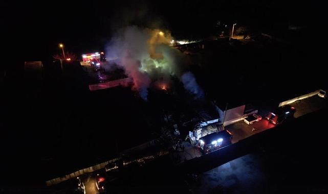 Bursa Yıldırım’da Fabrika Yangını