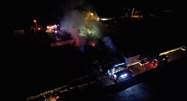 Bursa Yıldırım’da Fabrika Yangını