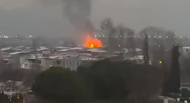 Bursa Yıldırım’da Fabrika Yangını: Alevler Gökyüzünü Kapladı