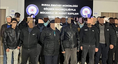 Bursa Yıldırım’da Kaçak Göçmen Operasyonu