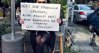 Hayal Köseoğlu’ndan Pankartlı Mesaj: “Dört Sene Okudum, Altın Koza’m Var”