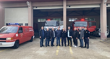 Kuzey Makedonya Üsküp Bayram İtfaiyesi’nden Mudanya İtfaiye Amirliği’ne Ziyaret
