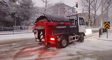 Osmangazi Belediyesi Kar Mesaisinde