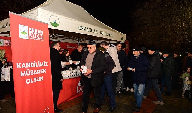 Osmangazi Belediyesi’nden Miraç Kandili’nde Anlamlı İkram